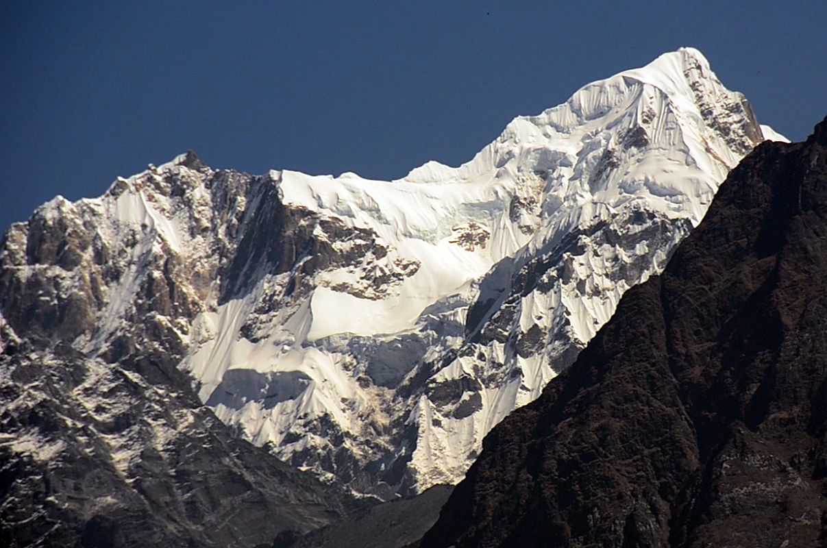 13 A Mountain Near Manaslu From Danaqu On The Annapurna Circuit 